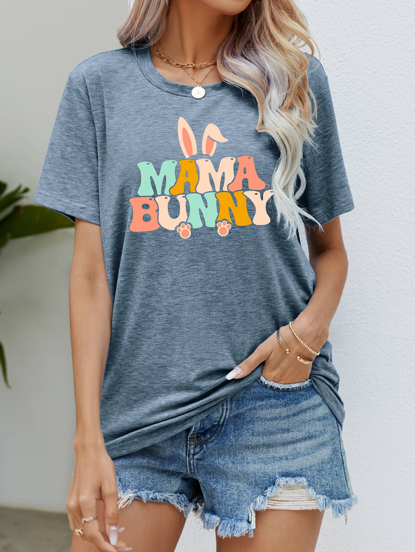 Camiseta de Pascua MAMA BUNNY