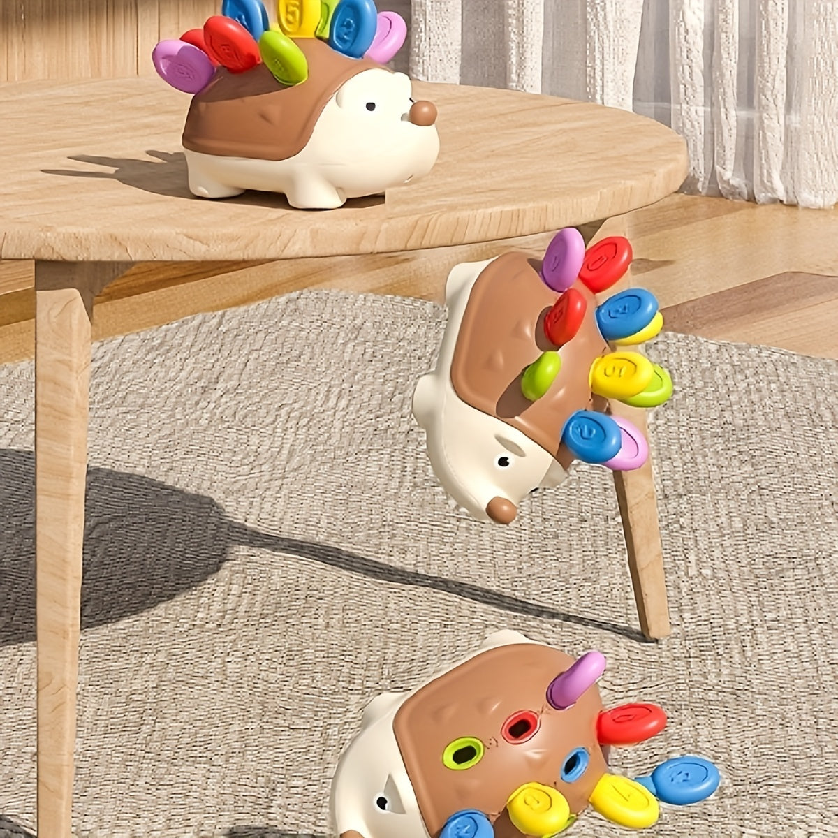 Splicing Little Hedgehog Fine Motor Training Toy for Early Education - Develops Hand-Eye Coordination in 1-3 Year Olds