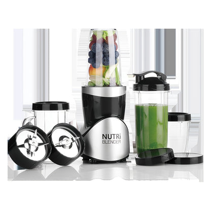 12-Piece Bullet Blender Set: 350W Pulse Technology, 2 Blades, 2 Cups, 2 Mugs, 1 Go Bottle & More - BPA Free, Pulse Technology, Smoothie & Ice Crusher Maker