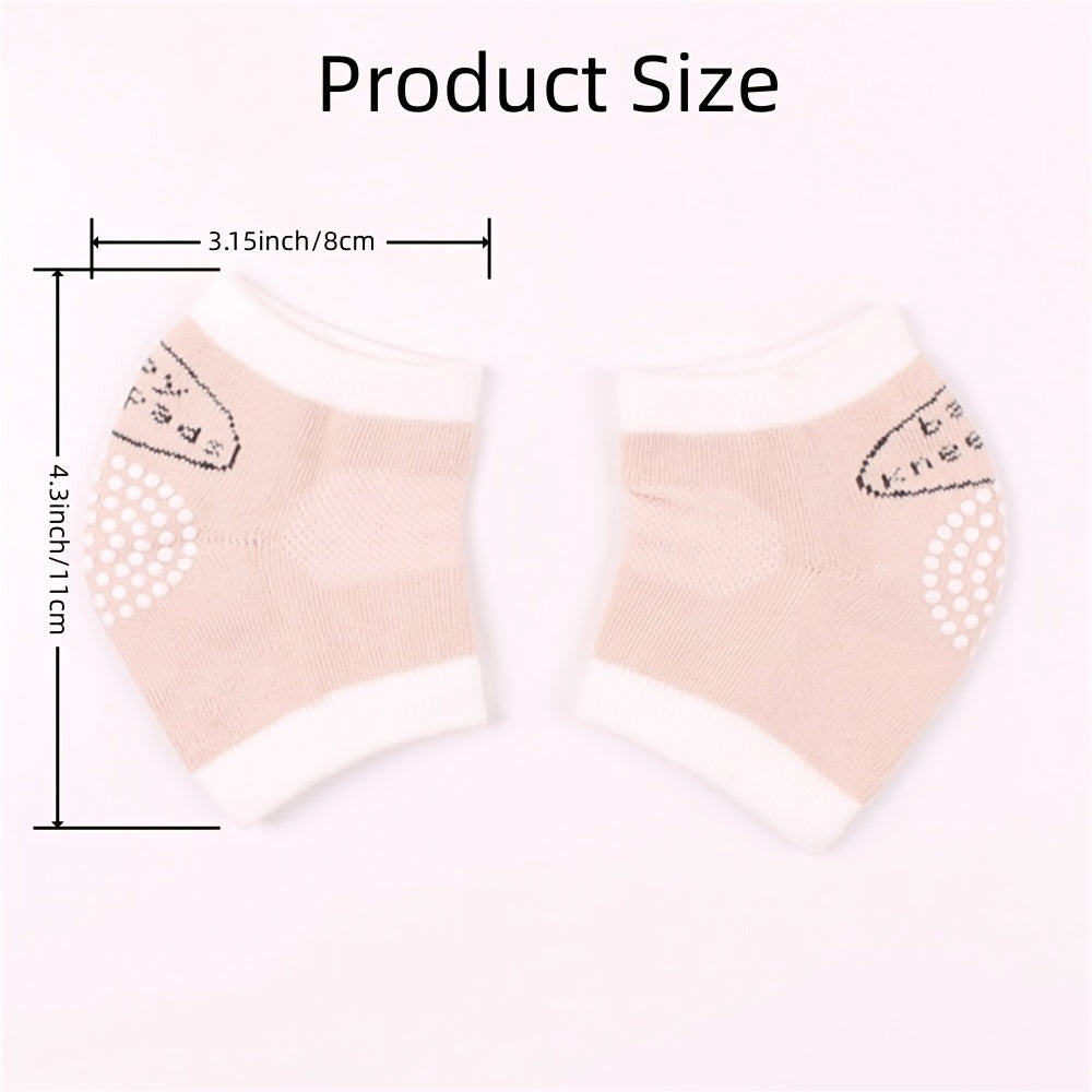 1 pair Anti-Slip Knee Pads for Baby Crawling and Toddlers - Soft and Comfortable Unisex Design