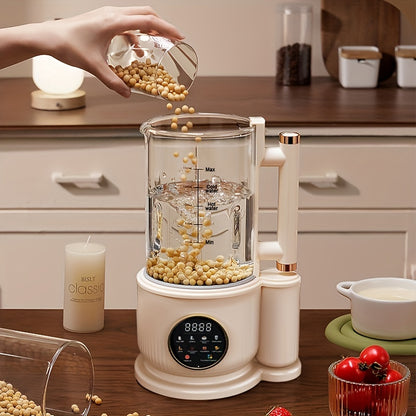 1pc 1500ml High-Capacity Electric Juicer for Soy Milk and More - Perfect for 2-8 People