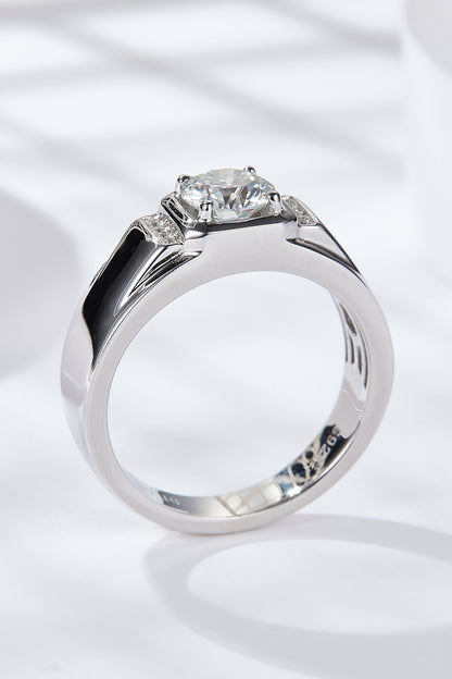 Bague Moissanite 1 Carat Du Coeur