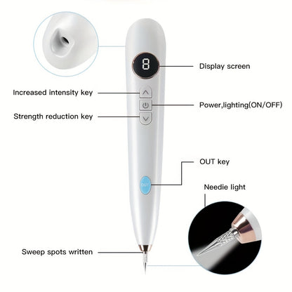 USB Plug-in Freckle, Black Spot, Tattoo Removal Pen, Ion Spray Wart, Spot, Black Spot, Facial Skin Care, Beauty Tools, Portable Plasma Pen, Facial Pore Cleaner, Facial Skin Care Equipment