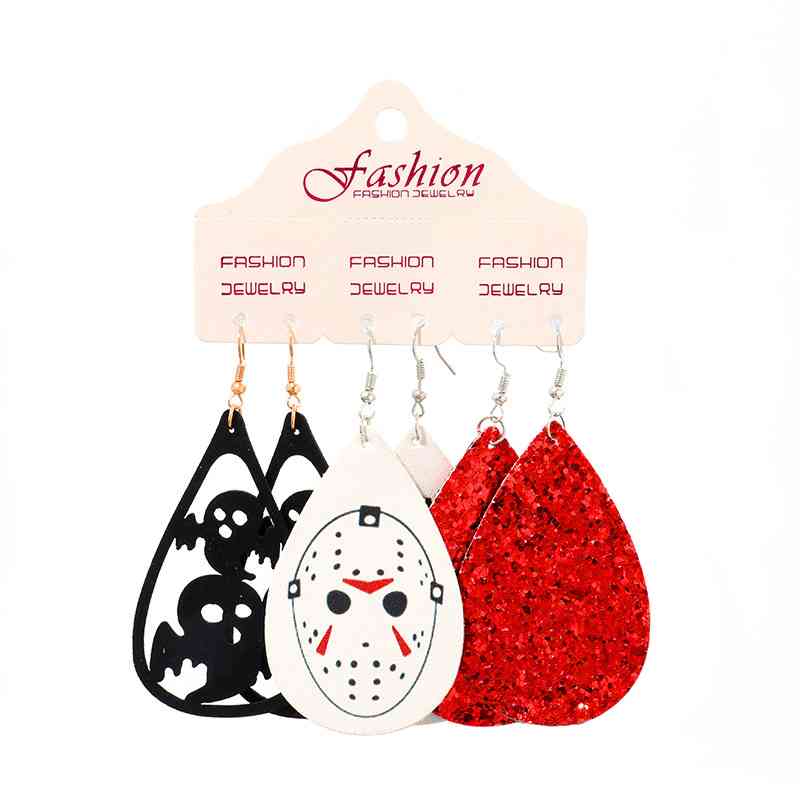 Boucles d'oreilles pendantes en forme de larme