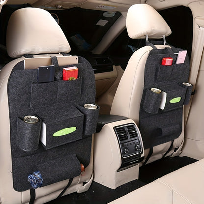 Upgrade Your Car with This All-in-One Rear Seat Organizer & Tablet Holder!