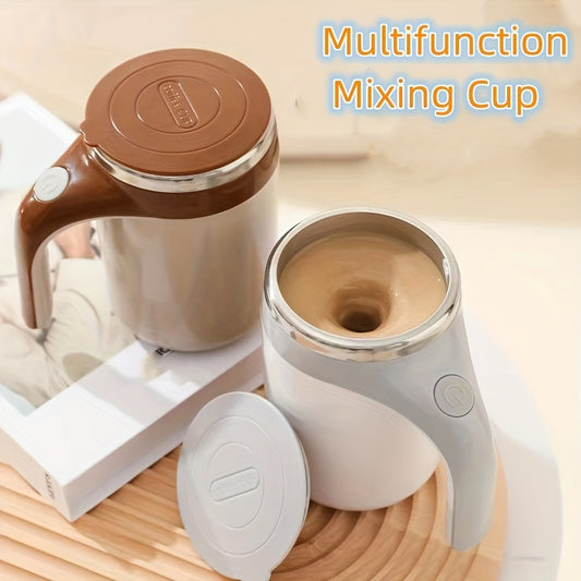 304 Stainless Steel Automatic Stirring Cup - Portable, Multifunctional, Battery-Powered Kitchen Supplies for Coffee, Water, Milk & More!