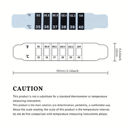 1pc Quick Reading Forehead Thermometer - Perfect for Checking Celsius & Fahrenheit Temperatures for Babies, Toddlers, Kids & Adults - Reusable & Suitable for Home & Travel!