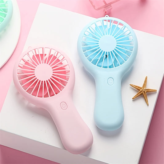 Stay Cool On-The-Go: 1pc Mini Handheld Fan with USB Charging – Perfect for Home, Office, Travel & Outdoor Use!