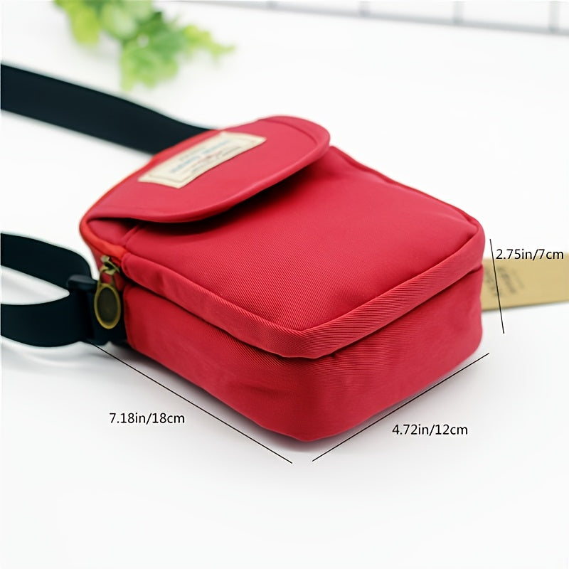 Women's Multifunctional Canvas Crossbody Phone Bag - Stylish and Versatile!