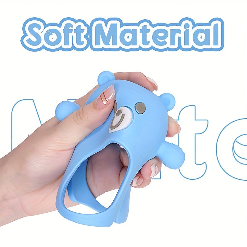 TYRY.HU Baby Teether Mitten - Silicone Anti-Drop Teething Toy for 6M+ Babies - Soothes Sucking Needs and Breastfeeding Babies - Easy to Hold with Soft Texture