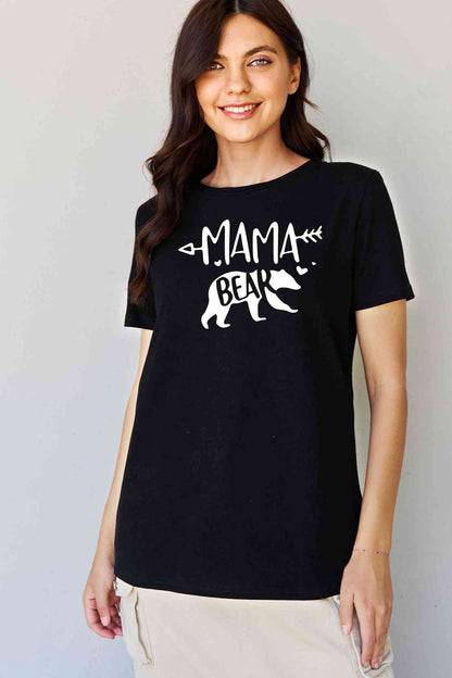 Simply Love Full Size MAMA BEAR Graphic Cotton T-Shirt