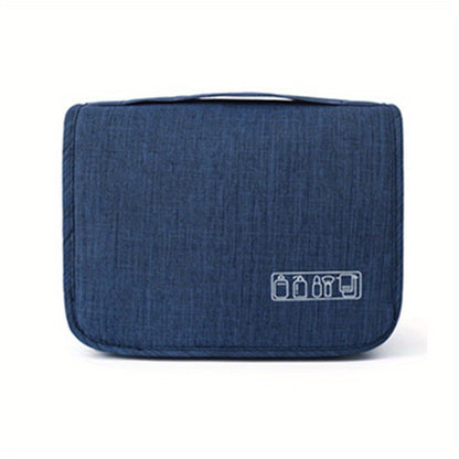 Stay Organized On-the-Go: 1pc Hanging Travel Toiletry Bag for Cosmetics & Bath Essentials