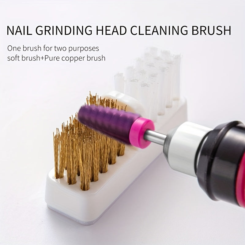 Upgrade Your Manicure with this Electric Nail Drill and Polishing Head Brush!