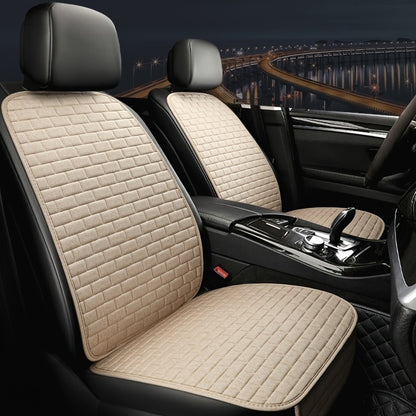 Upgrade Your Car Seat with a Luxurious Flax Linen Car Seat Cover - Universal Size!