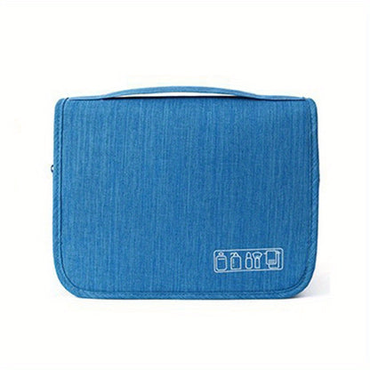 Stay Organized On-the-Go: 1pc Hanging Travel Toiletry Bag for Cosmetics & Bath Essentials