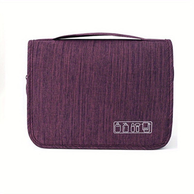 Stay Organized On-the-Go: 1pc Hanging Travel Toiletry Bag for Cosmetics & Bath Essentials