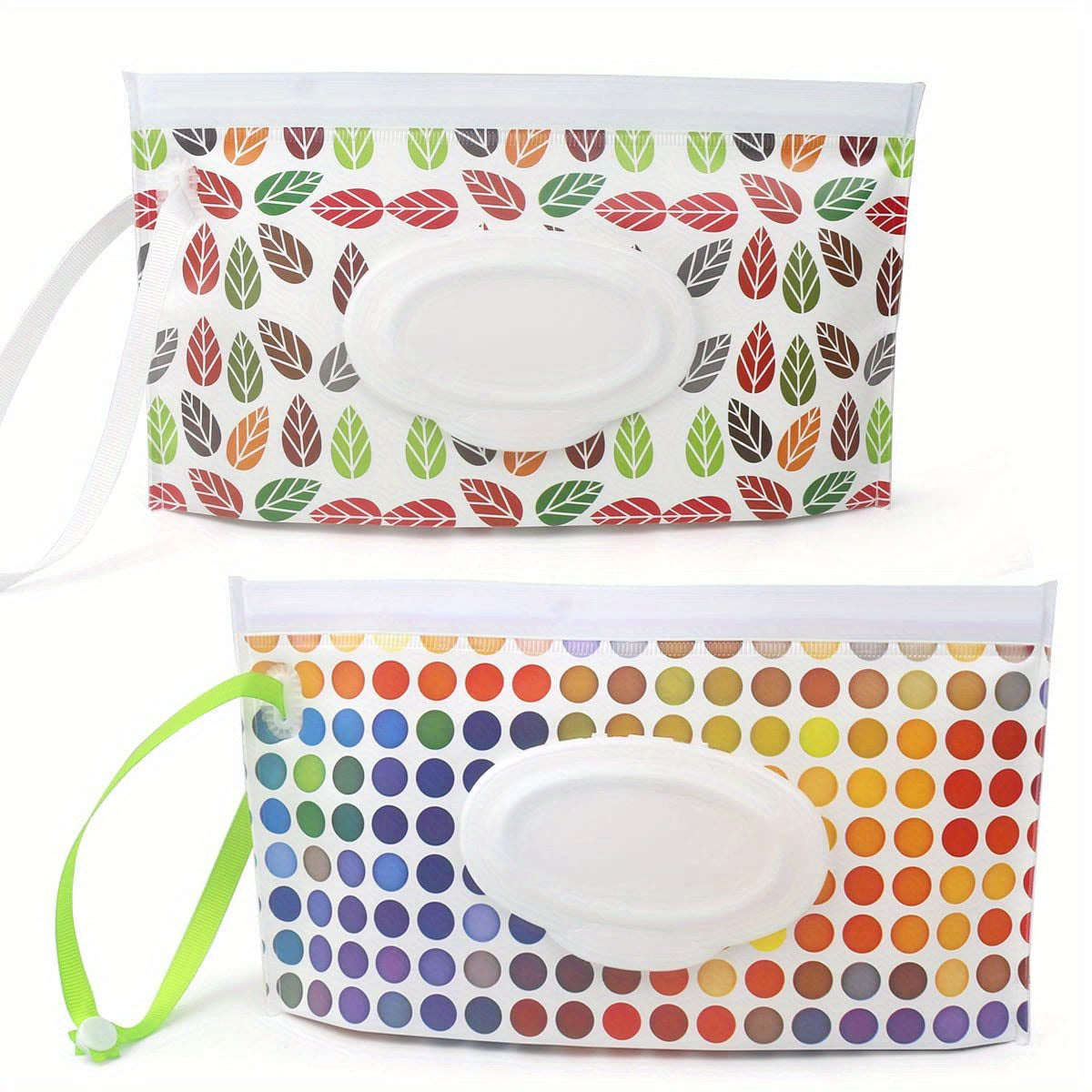 2pcs/set Portable Baby Wipes Container - Reusable Wet Wipe Pouch for Travel - Dispenser Holder for Easy Access - Keep Your Baby Clean and Comfortable on the Go