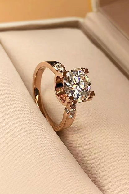 1 Carat Moissanite Ring