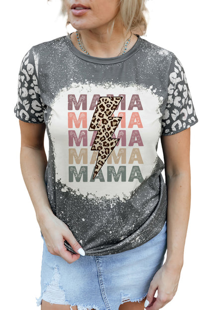 MAMA Leopard Lightning Camiseta gráfica