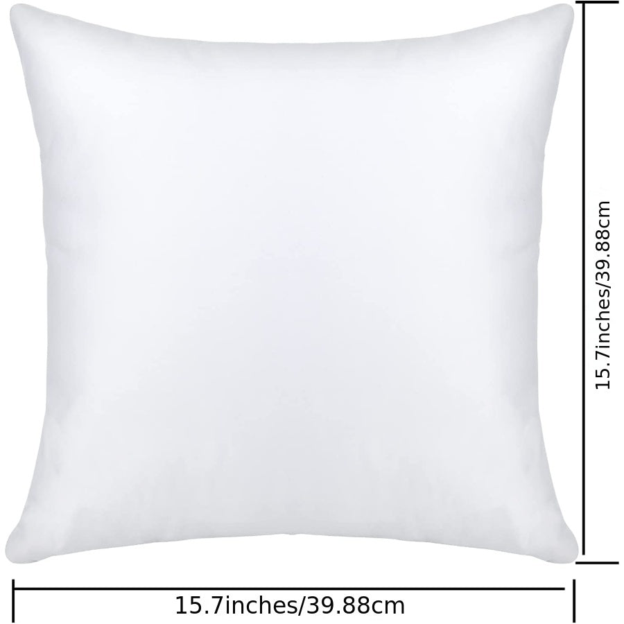 6/12/20pcs Sublimation Pillow Covers - White Cushion Covers for Heat Transfer Pillow Covers - Peach Skin Throw Pillow Covers Polyester Blanks