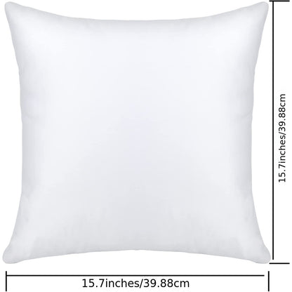 6/12/20pcs Sublimation Pillow Covers - White Cushion Covers for Heat Transfer Pillow Covers - Peach Skin Throw Pillow Covers Polyester Blanks