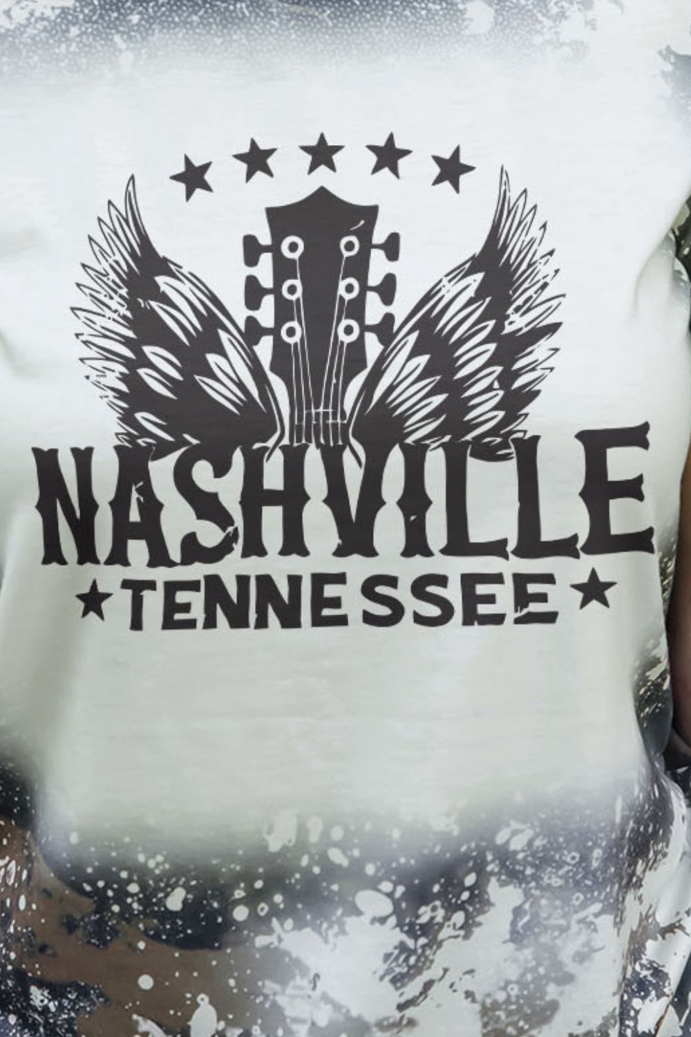 NASHVILLE TENNESSEE Camiseta gráfica con cuello redondo