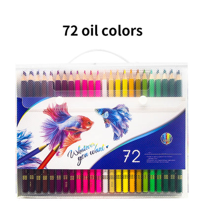 48/72/120/150/180 Professional Oil Color Pencil Set Drawing Colored Pencils Wood Colour Coloured Pencils Kids