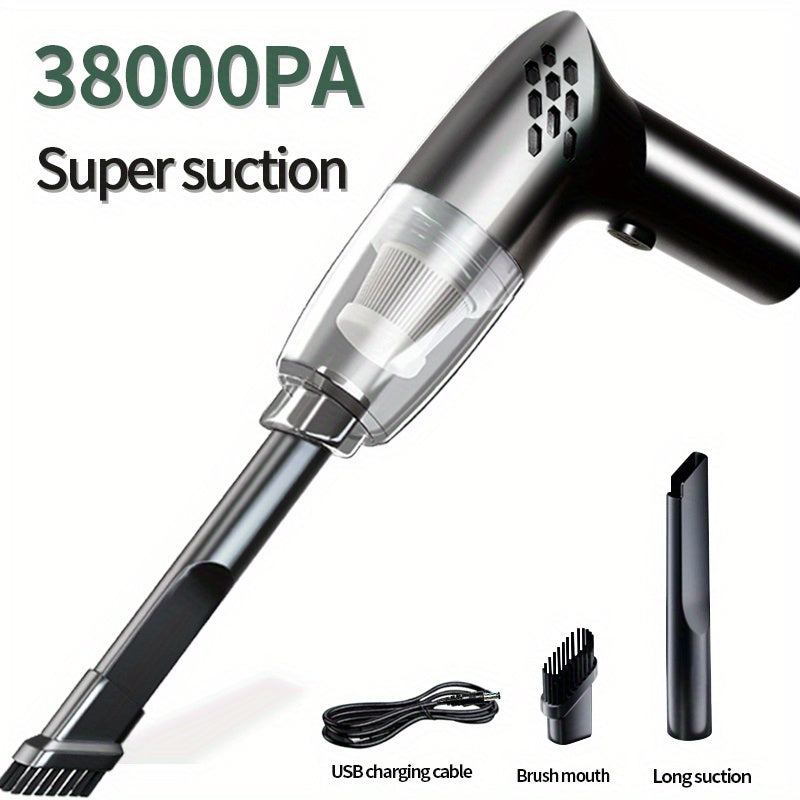 Wireless Portable Hand-held Car Vacuum - Super Suction, High-Power, Quality Assured Mini-Vacuum for Indoor & Outdoor Use