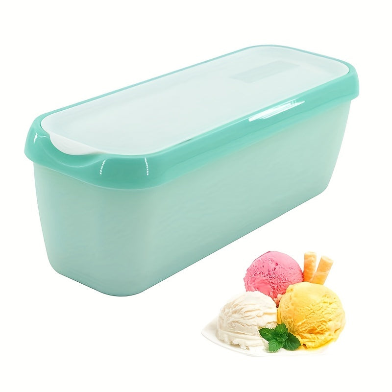 1.5 Quart Ice Cream Bucket: Double Wall Insulated Reusable Container With Non-Slip Base & Stackable Freezer Shelf