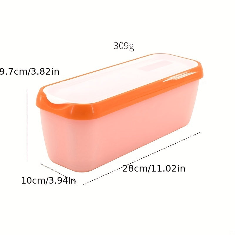 1.5 Quart Ice Cream Bucket: Double Wall Insulated Reusable Container With Non-Slip Base & Stackable Freezer Shelf