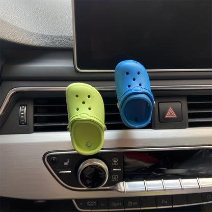 3pcs Cute Shoe-Shaped Car Fragrance Diffuser - Perfume Ventilation Clip for Creative Car Accessories Decoration