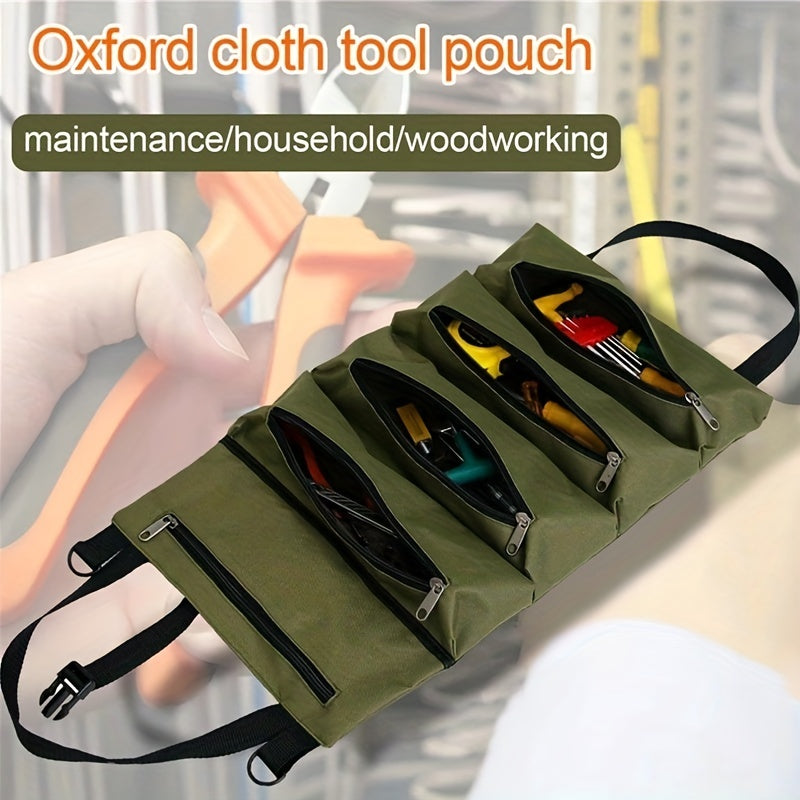 1PC Multi-Purpose Tool Roll Up Bag: Keep Your Working Tools Organized & Secure!