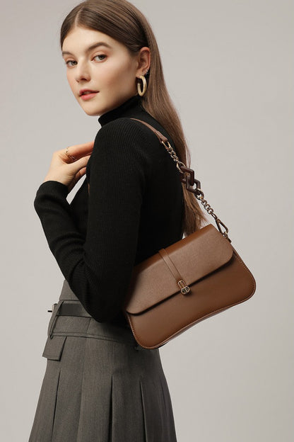 PU Leather Shoulder Bag