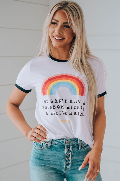 Rainbow Graphic Short Sleeve Tee