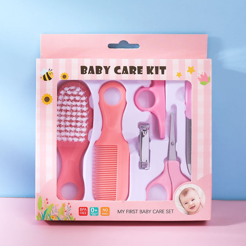 Kit de soins des ongles et des cheveux pour bébé de 6 pièces - Parfait pour les nouveau-nés et les enfants ! 