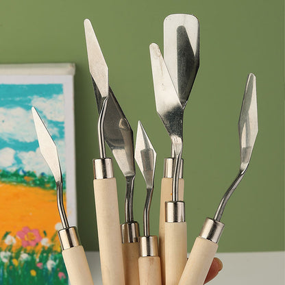 7-Piece Palette Knife Set: Choose from a Variety of Sizes & Styles of Stainless Steel Knives