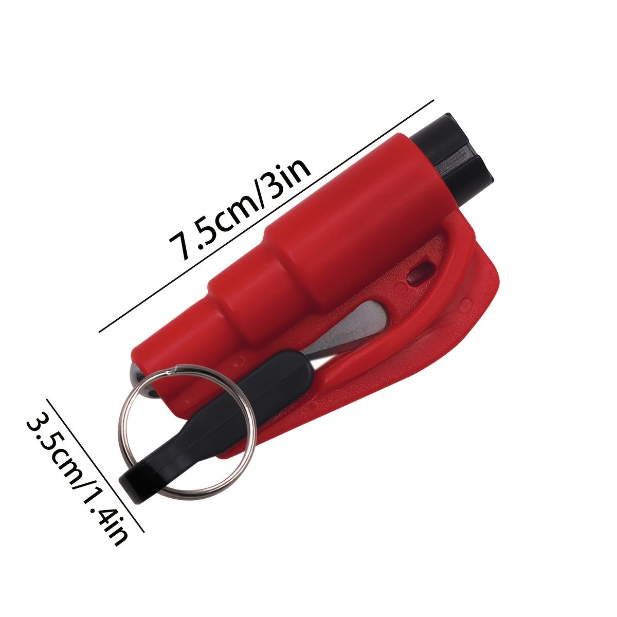 Stay Safe on the Road: Car Spring Emergency Escape Hammer - Window Breaker & Car Accessaries