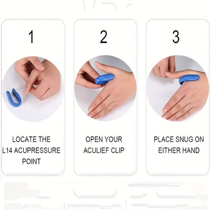 Wearable Acupressure Hand Massager for Headache Relief and Relaxation