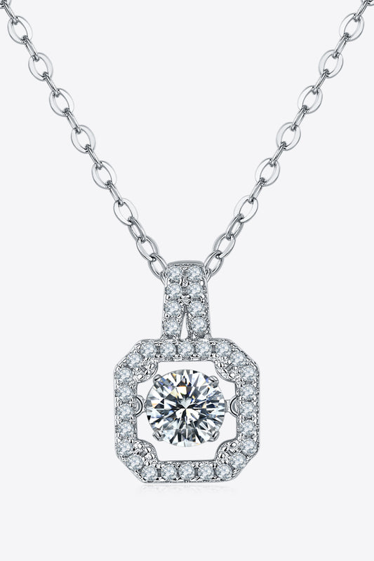 Collier en argent sterling 925 Moissanite