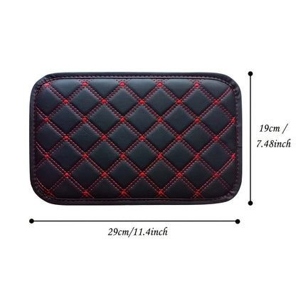 Upgrade Your Car Comfort with this Universal Artificial Leather Car Armrest Mat!