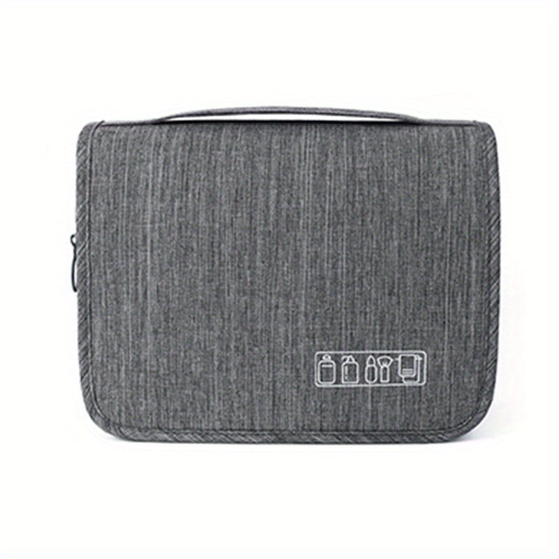 Stay Organized On-the-Go: 1pc Hanging Travel Toiletry Bag for Cosmetics & Bath Essentials