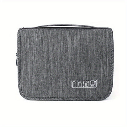 Stay Organized On-the-Go: 1pc Hanging Travel Toiletry Bag for Cosmetics & Bath Essentials