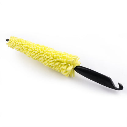 1pc Car Sponge Wheel Cleaning Brush - Multifunctional Car Wash Tool Brush - Steel Bell Brush for Cleaning Wheels