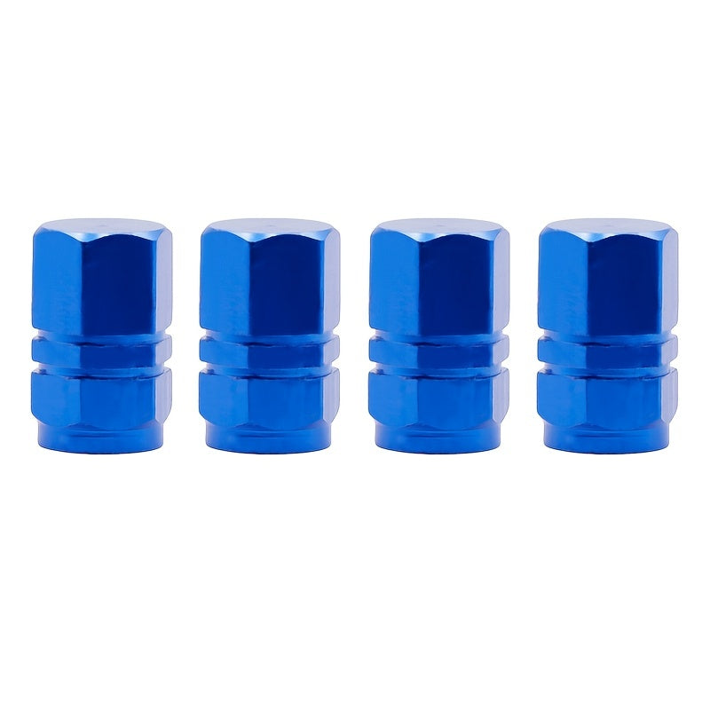 4pcs/8pcs Aluminum Alloy Car Tire Valve Caps - Dustproof & AIR Valve Caps for USA Car, Motorcycle, Truck & Bike