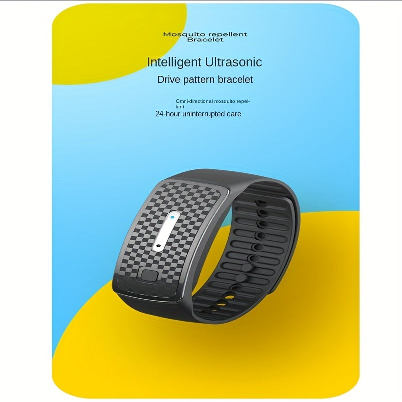 Summer Electronic Ultrasonic Mosquito Repellent Anti-mosquito Bracelet Intelligent Outdoor Field Anti-mosquito Silicone Bracelet