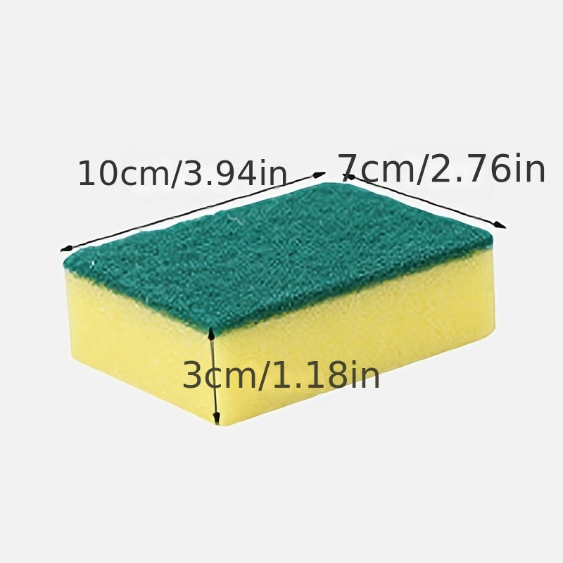 10-Pack Multi-Purpose Kitchen Cleaning Sponges - Non-Scratch, Eco-Friendly, and Super-Scrubbing!