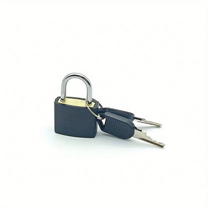 1pc Portable Small Color Plastic Lock Luggage Padlock