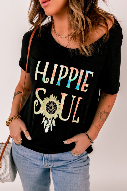 T-shirt graphique HIPPIE SOUL