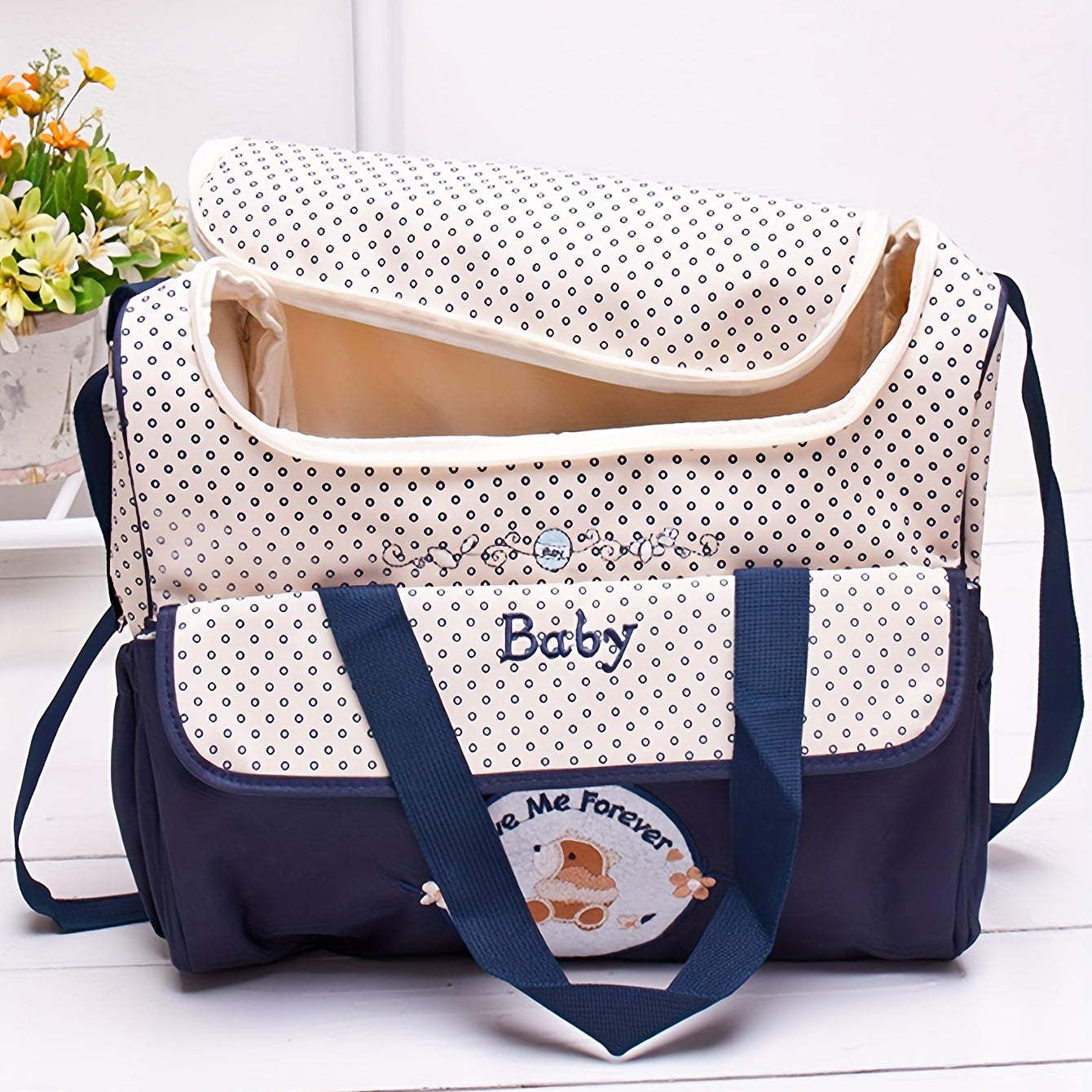 5pcs/set Bag Mummy Bag, Multifunctional Large-capacity Shoulder  Bag, Mother Bag, Mother And Baby Child Diaper Bag