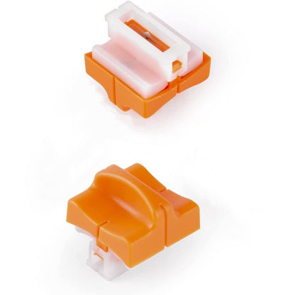 Upgrade Your Paper Cutter with 2pcs Orange Replacement Blades - Perfect for A4 Kraft Paper Cutting!